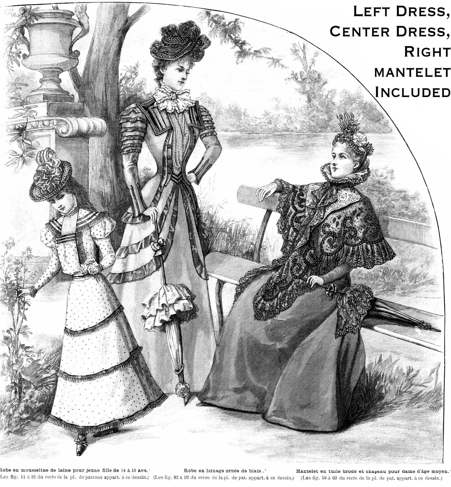 E-Pattern & E-Book- 1898 May 1st No 18 Issue of La Mode Illustree- INCLUDES PATTERNS- Victorian Fashion Sewing Magazine